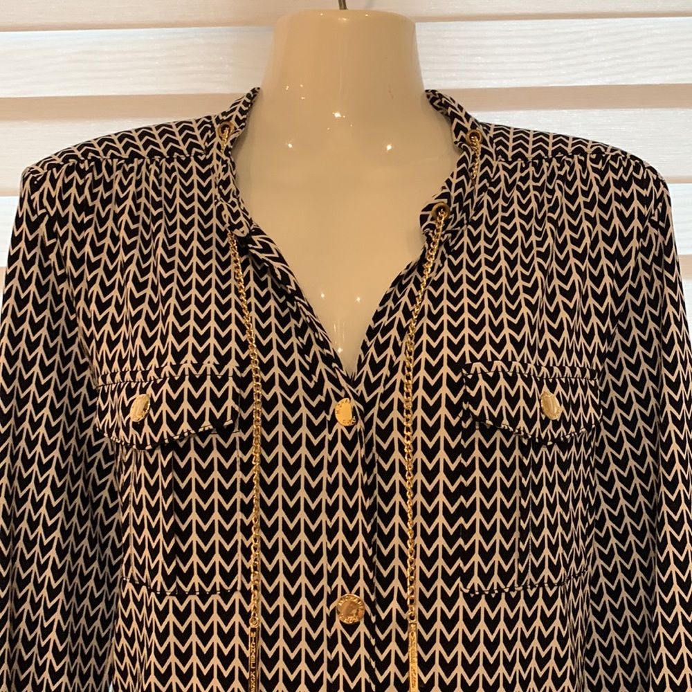 Michael Kors, herringbone, print dress size medium